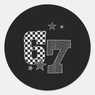 7 Jaar Verjaardag Ik Was 6 Nu Ben Ik 7 Grappig 67 Ronde Sticker