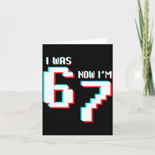 7 Jaar Verjaardag Kinderen Was 6 Nu Ben Ik 7 Gamer Kaart