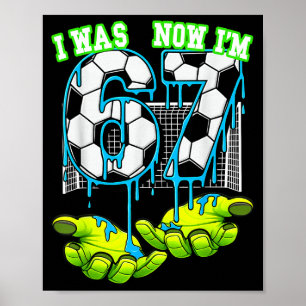 7 Jaar Verjaardag Zes Nu Ben Ik Zeven 67 Meme Voet Poster