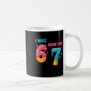 7 Jaar Verjaardagsshirt Was 6 Nu Ben Ik 7 67 Grapp Koffiemok
