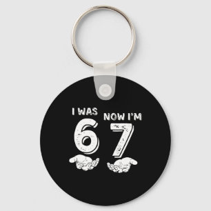 7 Jaar Verjaardagsshirt Was 6 Nu Ben Ik 7 67 Grapp Sleutelhanger