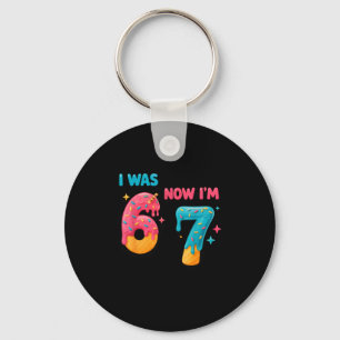 7 Jaar Verjaardagsshirt Was 6 Nu Ben Ik 7 67 Grapp Sleutelhanger