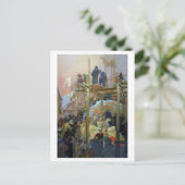 #7 Jan Milic van Kromeriz, Mucha Briefkaart (Staand voorkant)