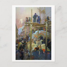 #7 Jan Milic van Kromeriz, Mucha Briefkaart