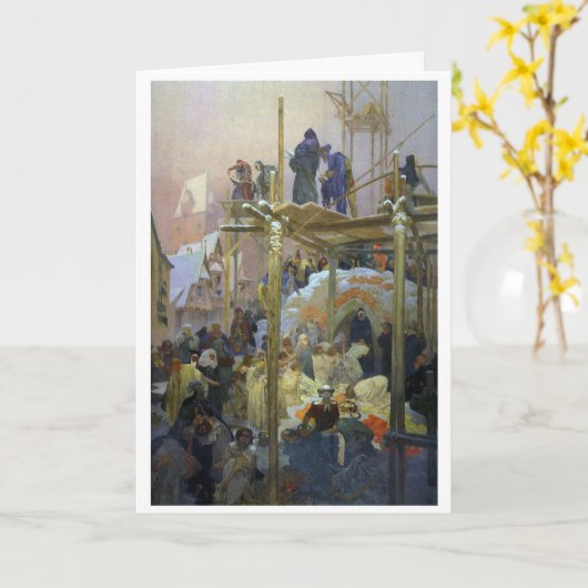 #7 Jan Milic van Kromeriz, Mucha Kaart (Gele Bloem)