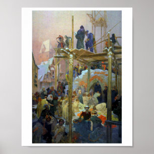 #7 Jan Milic van Kromeriz, Mucha Poster