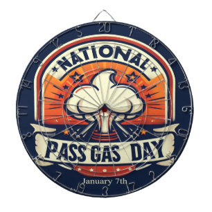 7 januari - Nationale Pass Gasdag Dartbord