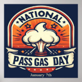 7 januari - Nationale Pass Gasdag Poster (Voorkant)