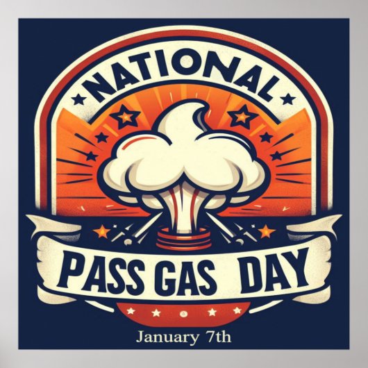 7 januari - Nationale Pass Gasdag Poster (Voorkant)