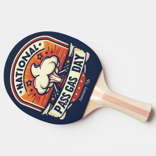 7 januari - Nationale Pass Gasdag Tafeltennisbatje (Zijkant)