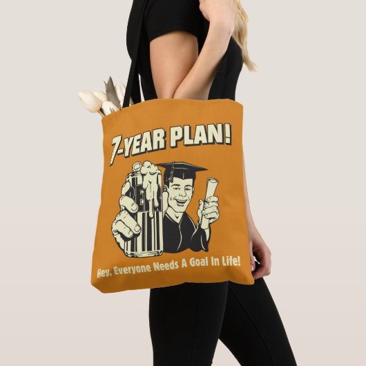 7-jarenplan: iedereen heeft een doel nodig tote bag (Dichtbij)