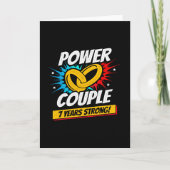 7-jarig Huwelijk Echtparen 7 Jaar Sterk Kaart (Voorkant)