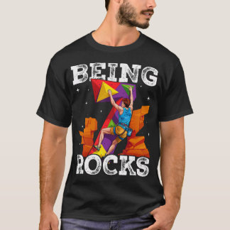 7-jarige klimt voor zijn 7e verjaardagsavonturen t-shirt
