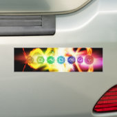7 kakras bumpersticker (Op auto)