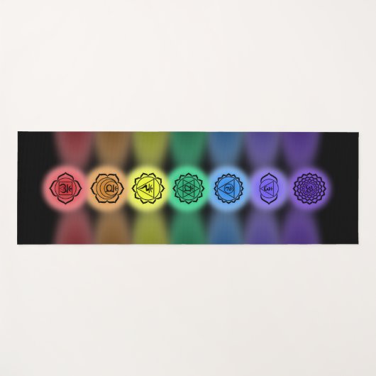 7 kakras yoga mat (Voorkant (horizontaal))