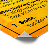 7 kardinale levensregels poster (Hoek)