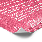 7 Kardinale regels voor LIFE Poster (Hoek)