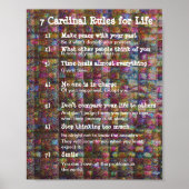 7 Kardinale regels voor LIFE Poster (Voorkant)