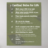 7 Kardinale regels voor LIFE Poster (Voorkant)