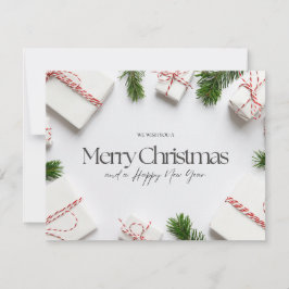 7 kerst feestdagenkaart