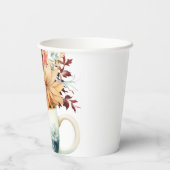 7 kopjes bloem papieren bekers (Achterkant)