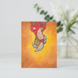 7 League Boots mini Briefkaart