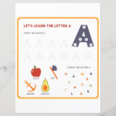 7 Learn To Spell Letter A Teacher Home Schooling (Voorkant)