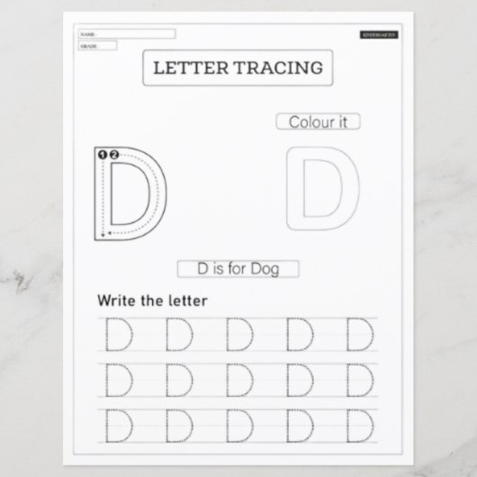 7 Learn To Spell Letter D Teacher Home Schooling (Voorkant)