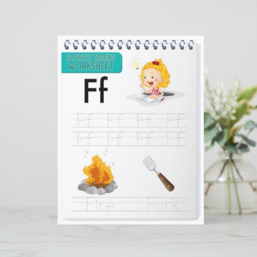 7 Learn To Spell Letter F Teacher Home Schooling (Staand voorkant)