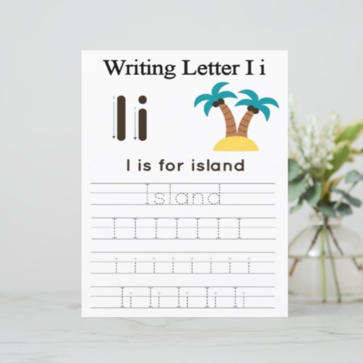 7 Learn To Spell Letter I Teacher Home Schooling (Staand voorkant)