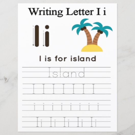 7 Learn To Spell Letter I Teacher Home Schooling (Voorkant)