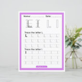 7 Learn To Spell Letter L Teacher Home Schooling (Staand voorkant)