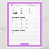 7 Learn To Spell Letter L Teacher Home Schooling (Voorkant)