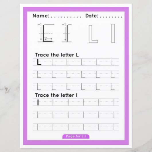 7 Learn To Spell Letter L Teacher Home Schooling (Voorkant)