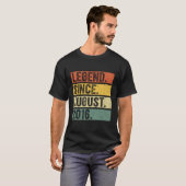 7 Legende sinds augustus 2016 7th T-shirt (Voorkant volledig)