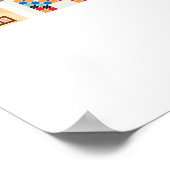 7-letter naam bordspel alfabet poster (Hoek)