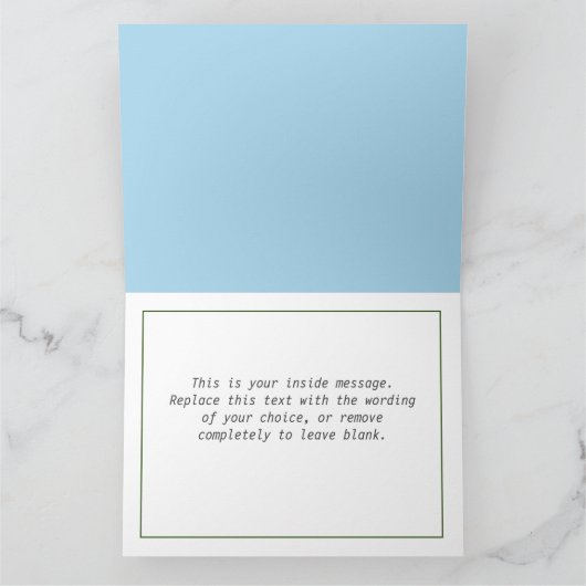 7 Letter-naam Happy Easter Kaart (Binnen)