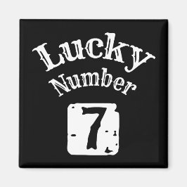 7 - Lucky Number 7 Luck Magneet