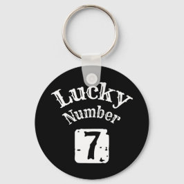 7 - Lucky Number 7 Luck Sleutelhanger