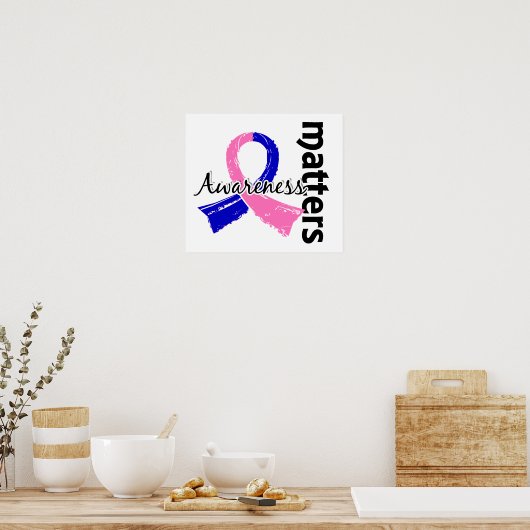 7 Mannelijke borstkanker Poster (Keuken)