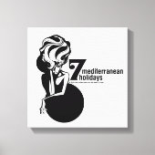7 mediterranean holidays canvas afdruk (Voorkant)