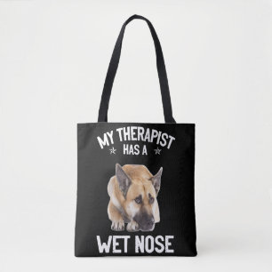 7 Mijn therapeut heeft een natte neus Tote Bag