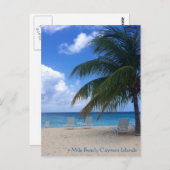 7 Mile Beach, Caymaneilanden Briefkaart (Voorkant / Achterkant)