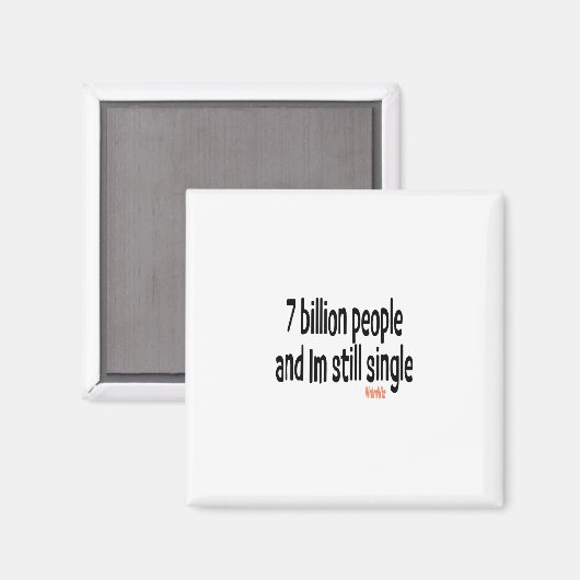 7 miljard mensen magneet (Voorkant / Achterkant)