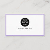 7 Moderne Paarse Logo's om de Merkennaam van het B Visitekaartje (Achterkant)