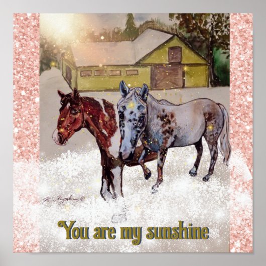 7 & Nokomis je bent mijn zonneschijn Poster (Voorkant)