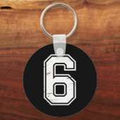 7 Number 67 Six Seven Meme Sleutelhanger (Voorkant)