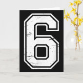 7 Nummer 67 Six Seven Meme Kaart (Gele Bloem)