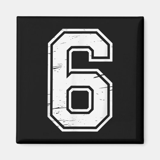 7 Nummer 67 Six Seven Meme  Magneet (Voorkant)