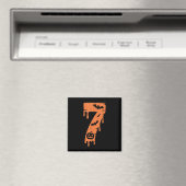 7 Nummer Meme 67 Zes Zeven Halloween Magneet (Insitu (Vaatwasser))